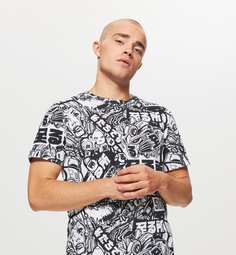 T-Shirt With All-Over Print